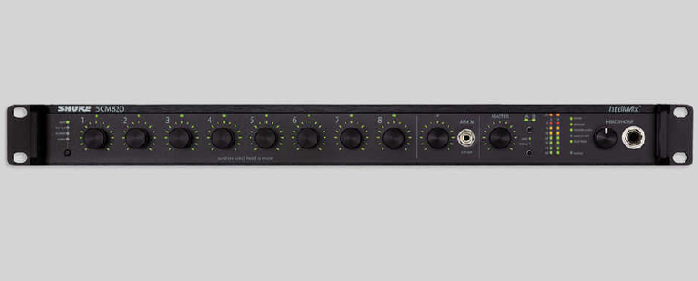 SCM820 SHURE美國自動混音器